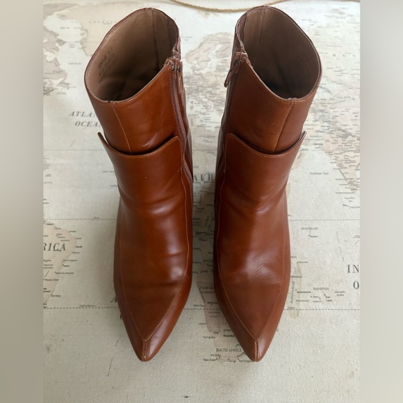 Jeffrey Campbell Bentlee Boot in Brown Calf Leather Size 9.5 Mid Ankle - Picture 3 of 15